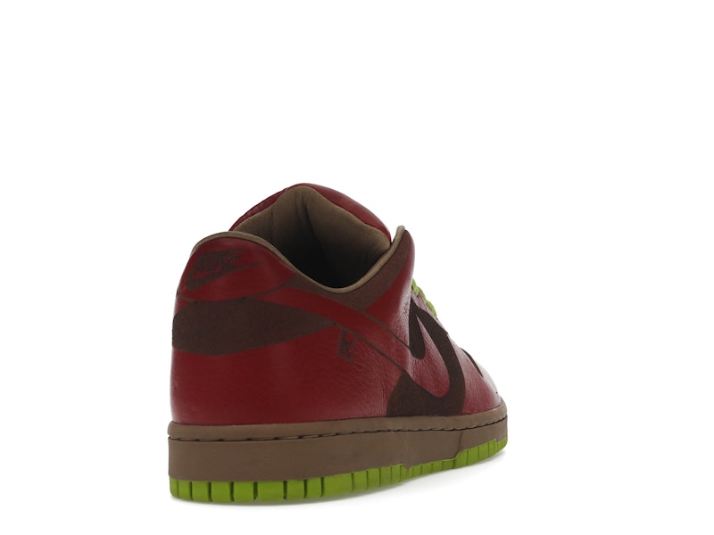 Nike Dunk Low 1-Piece Laser Varsity Red Chartreuse