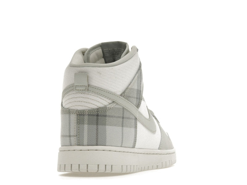Nike Dunk High SE Tartan Plaid White Light Green