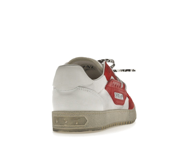 OFF-WHITE Vulcanized 5.0 Low Top White Red
