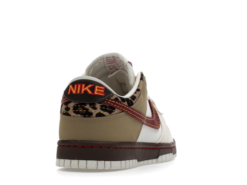 Nike Dunk Low Retro Khaki Team Red Pearl White (Women's)