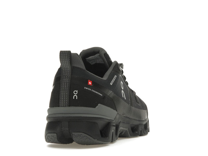 On Running Cloudwander Waterproof Black Eclipse