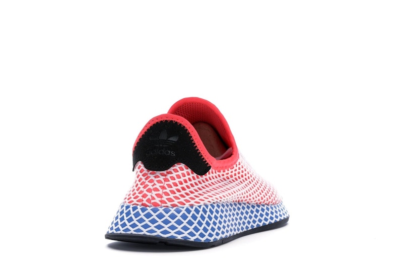 adidas Deerupt Solar Red Bluebird