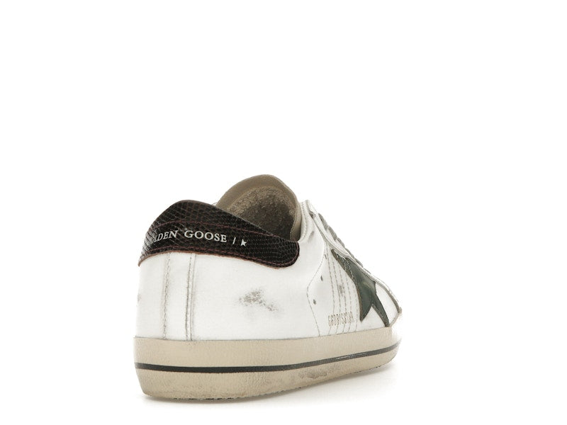 Golden Goose Super-Star White Seedpearl Green