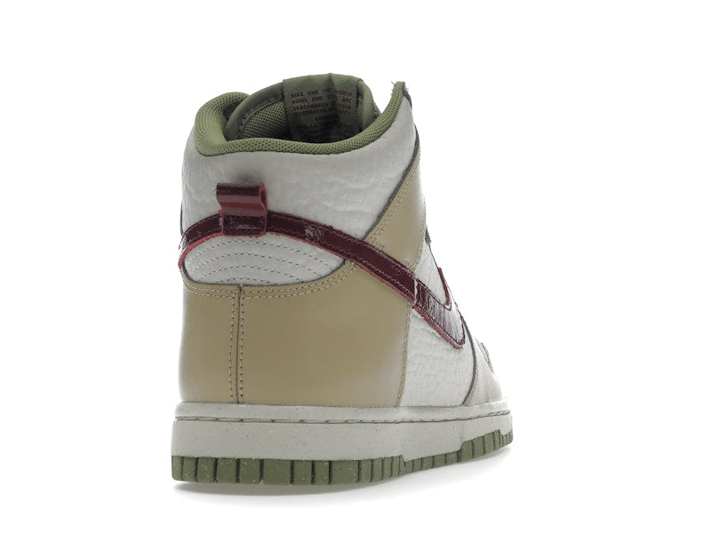 Nike Dunk High Tumbled Tan White Brown (Women's)