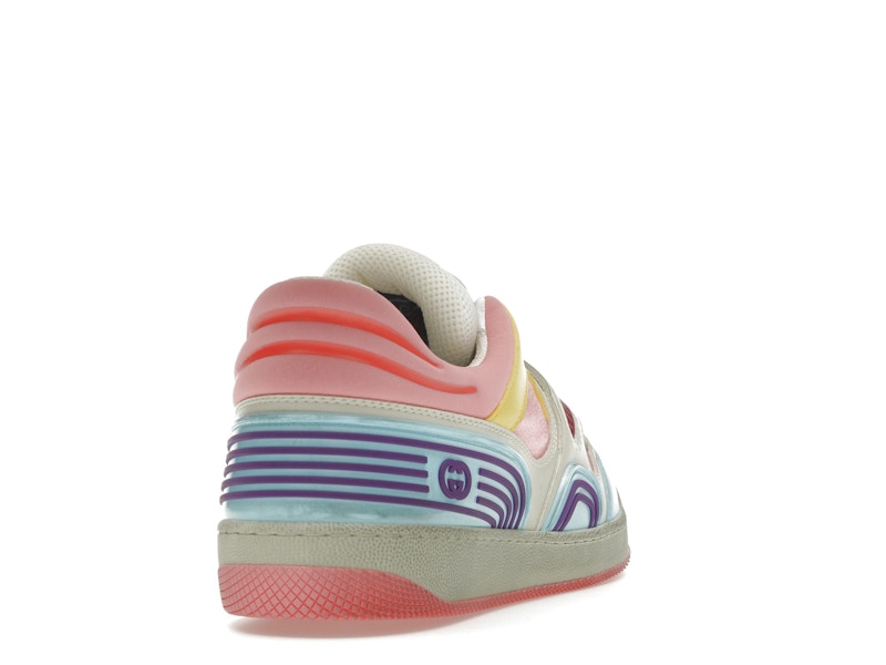 Gucci Basket Low-Top Sneaker Light Blue Demetra Pink (Women's)