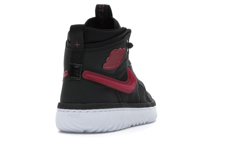 Jordan 1 High React Black Noble Red