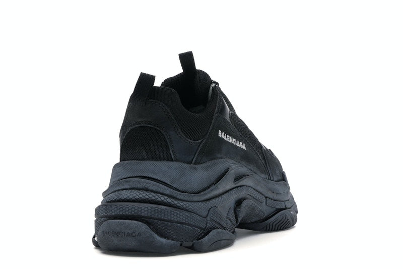 Balenciaga Triple S Triple Black (2018 Reissue) (Pre-Distressed)