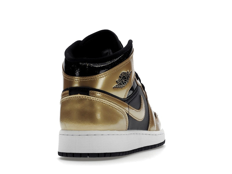 Jordan 1 Mid SE Metallic Gold Black (GS)
