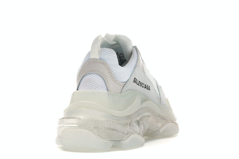 Balenciaga Triple S White Clear Sole (Women's)