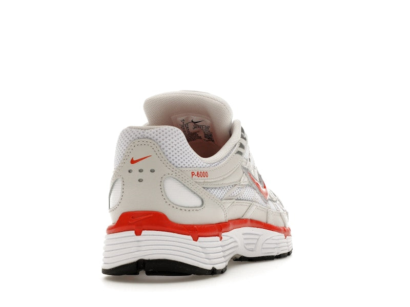 Nike P-6000 White Platinum Tint Black Picante Red (Women's)