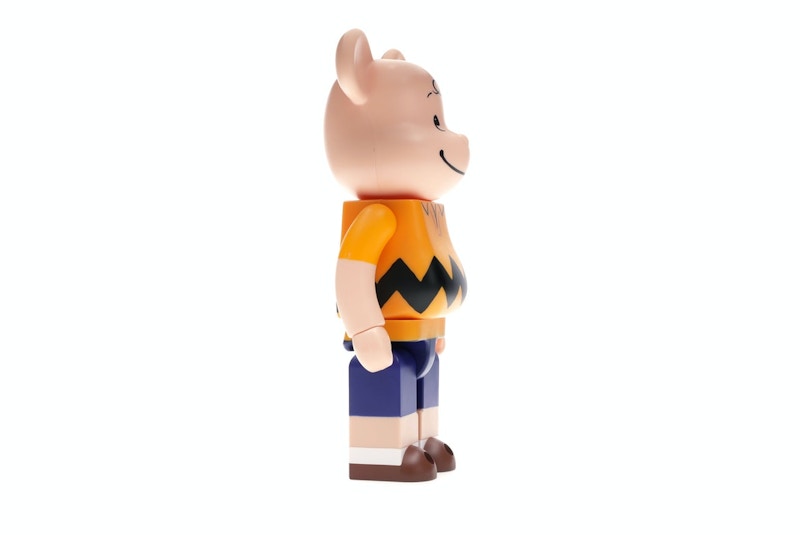 Bearbrick Charlie Brown 400% Yellow