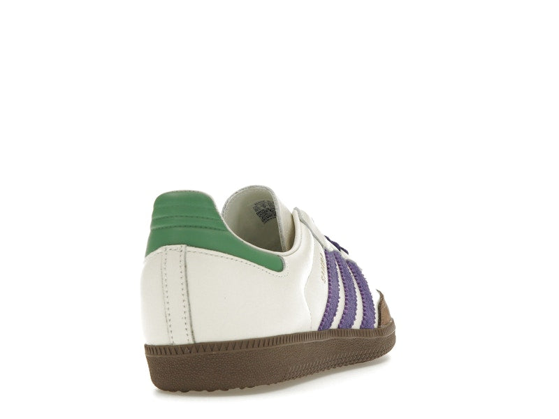 adidas Samba OG Off White Core Purple Green Brown (Women's)