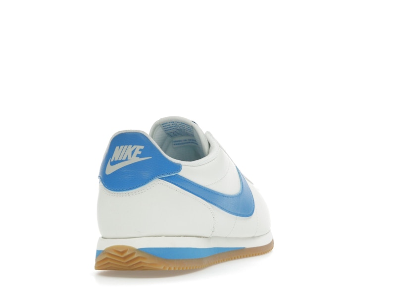 Nike Cortez Leather Sail Gum Yellow Light Photo Blue