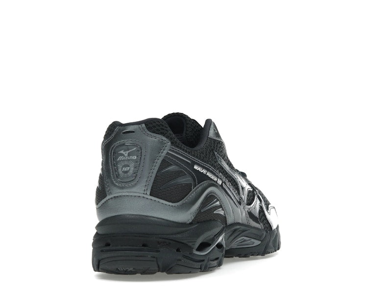 Mizuno Wave Rider 10 Black Sand Metallic Gray
