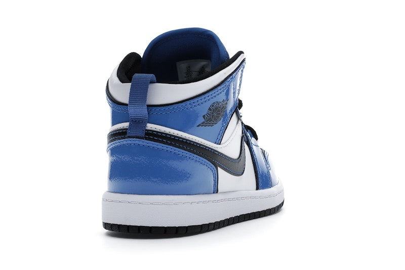 Jordan 1 Mid Signal Blue (PS)