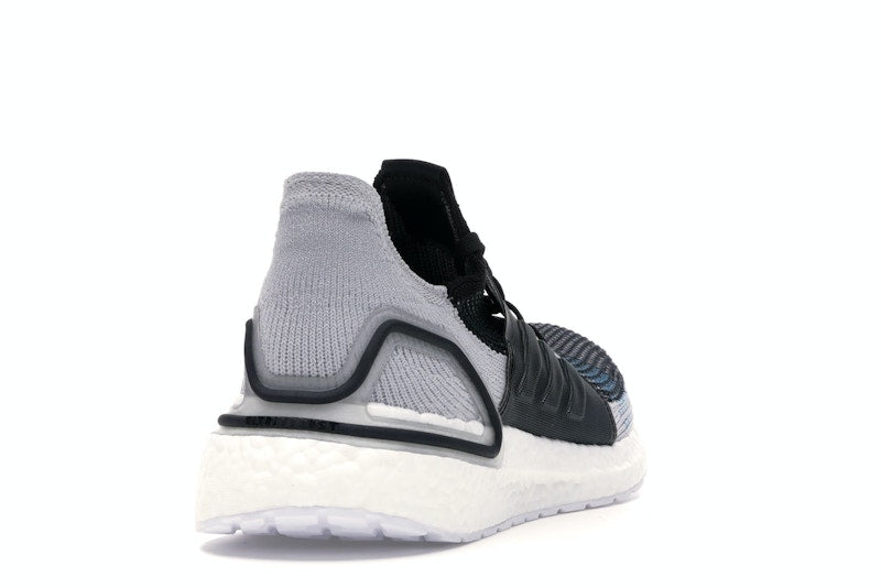 adidas Ultra Boost 19 Core Black Grey Six Shock Cyan