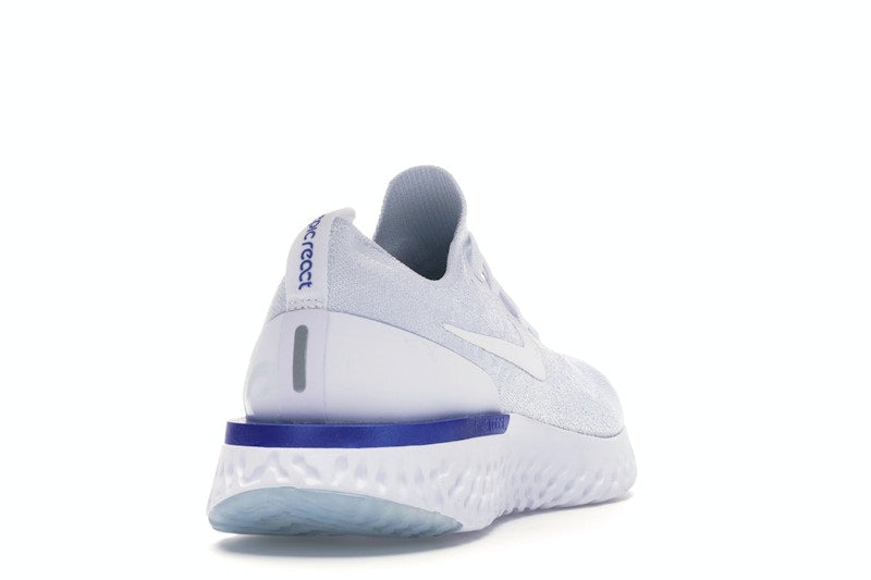 Nike Epic React Flyknit White Racer Blue (Women's)