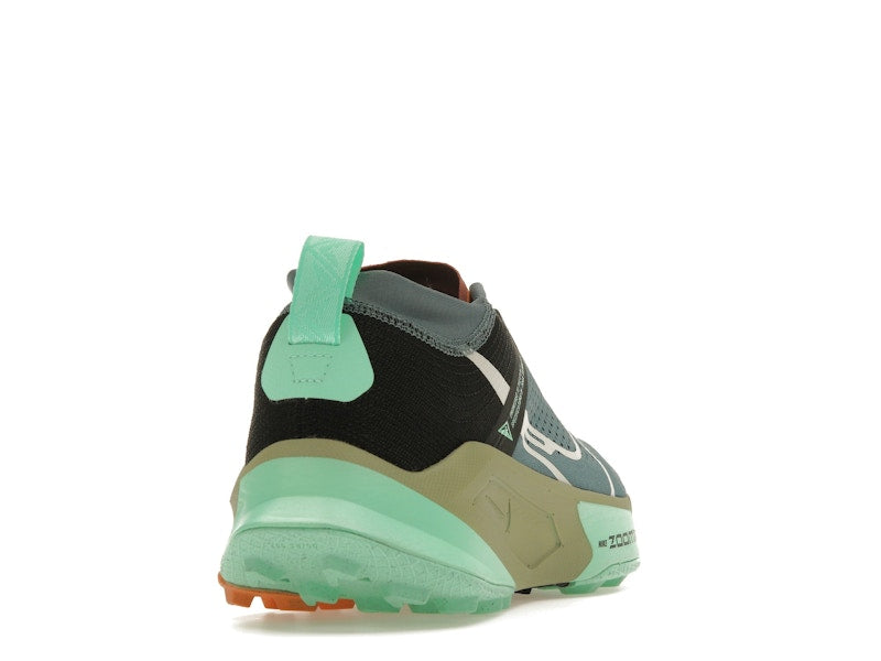 Nike ZoomX Zegama Trail Light Slate Grey Glow Green Bone Black