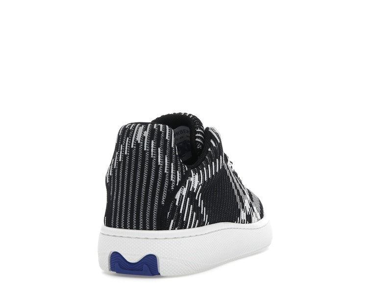 Burberry Check Knit Box Sneaker Black White (Women's)