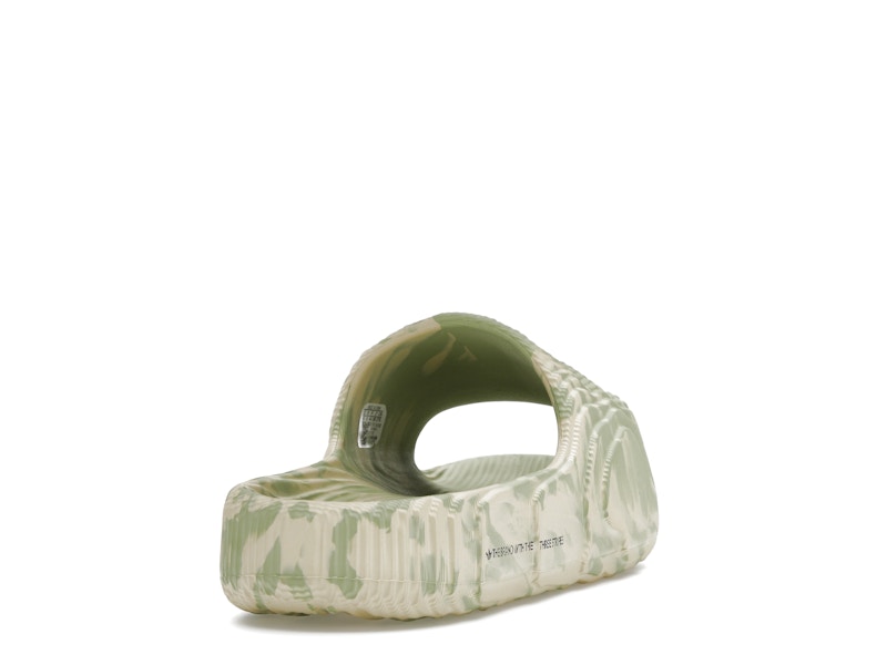 adidas Adilette 22 Slides Magic Lime St Desert Sand