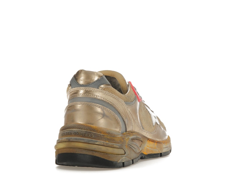 Golden Goose Dad-Star White Red Silver Grey