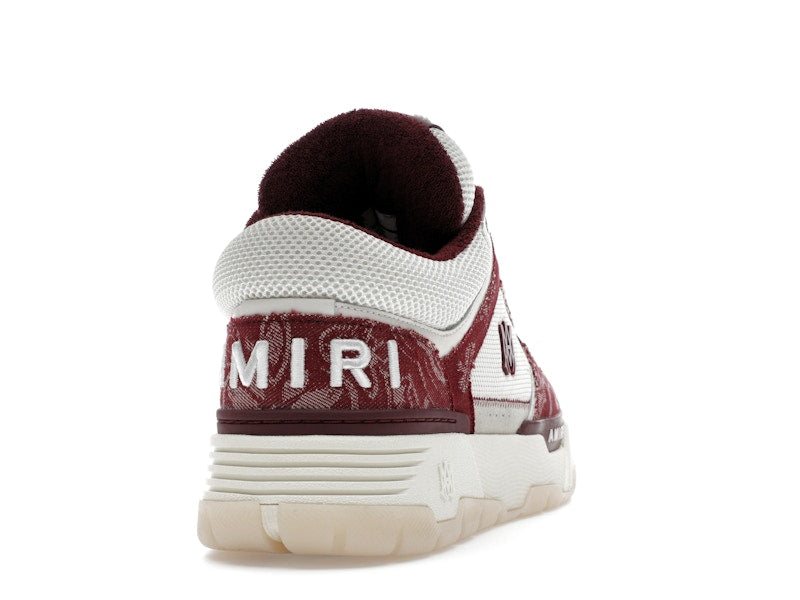 AMIRI MA-1 Bandana Denim Burgundy