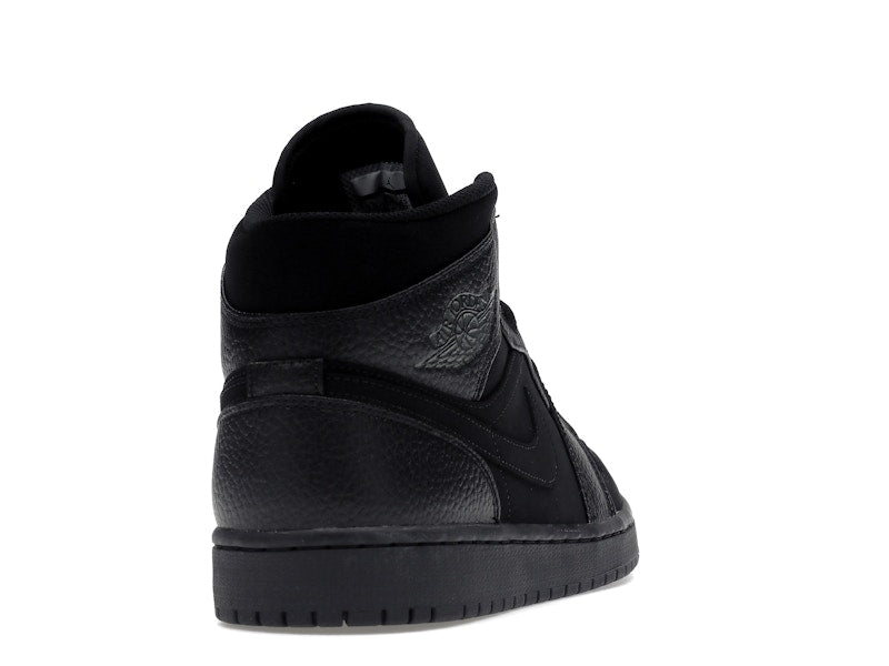 Jordan 1 Mid Black Dark Smoke Grey