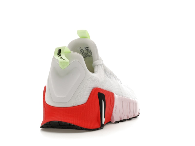 Nike Free Metcon 6 White Barely Volt Bright Crimson Pink Foam (Women's)