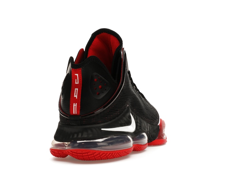 Nike LeBron 19 Low Black White University Red
