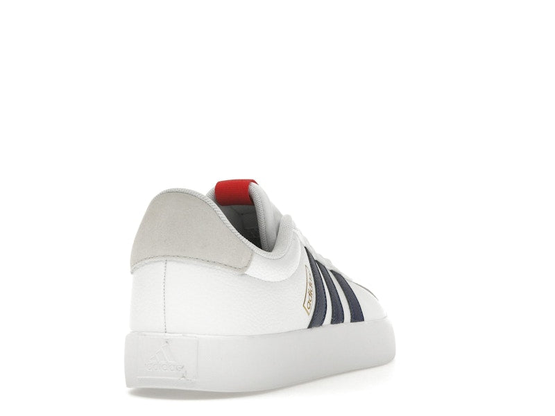 adidas Vl Court 3.0 Cloud White Dark Blue Better Scarlet