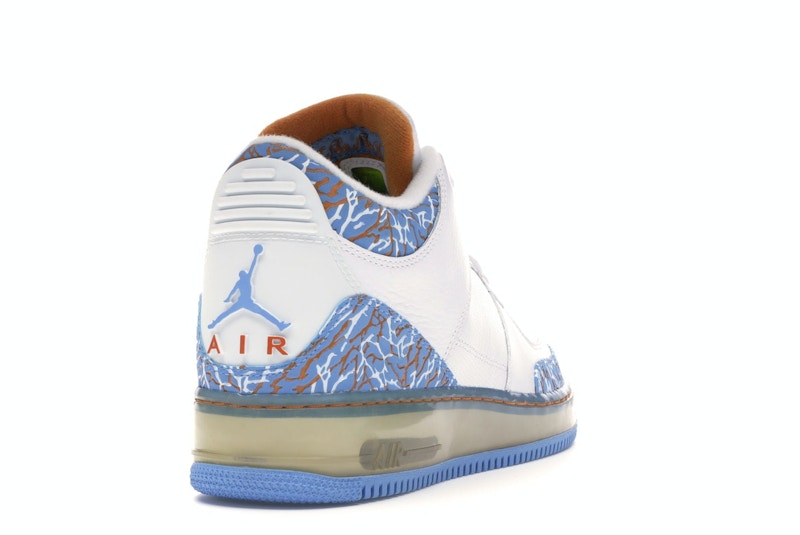 Jordan AJF 3 White University Blue Sunset