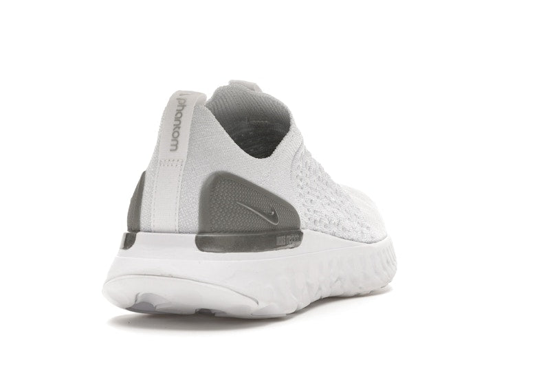 Nike React Phantom Run Flyknit 2 White Pure Platinum (Women's)