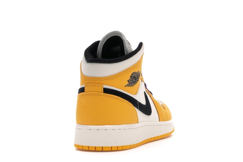 Jordan 1 Mid SE Lakers (GS)