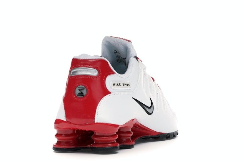 Nike Shox NZ White University Red