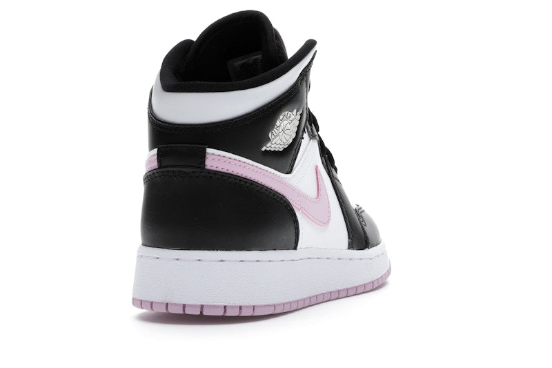 Jordan 1 Mid White Black Light Arctic Pink (GS)