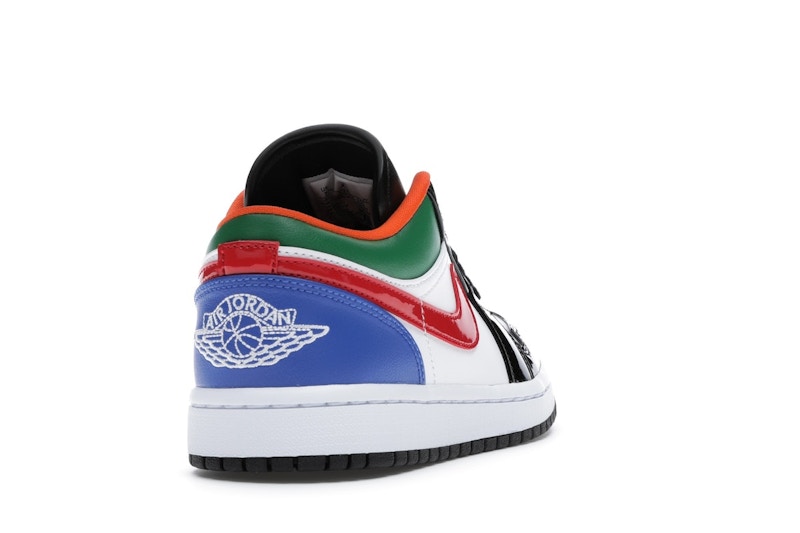 Jordan 1 Low Multi-Color Black Toe (Women's)
