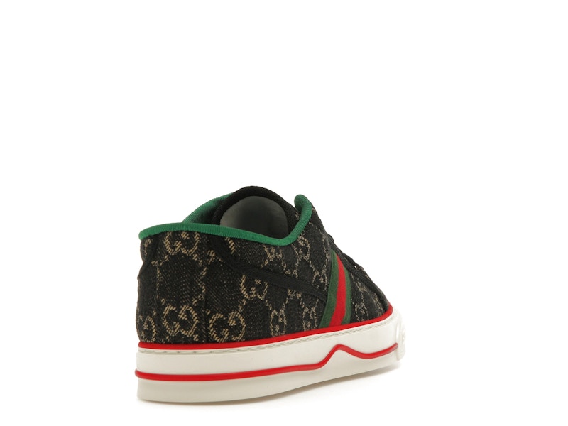 Gucci Tennis 1977 GG Logo Black Multi