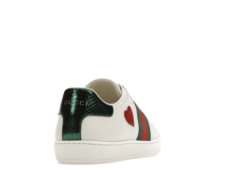 Gucci Ace Embroidered Hearts (Women's)