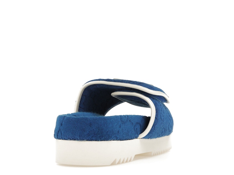 adidas x Gucci GG Platform Sandal Blue