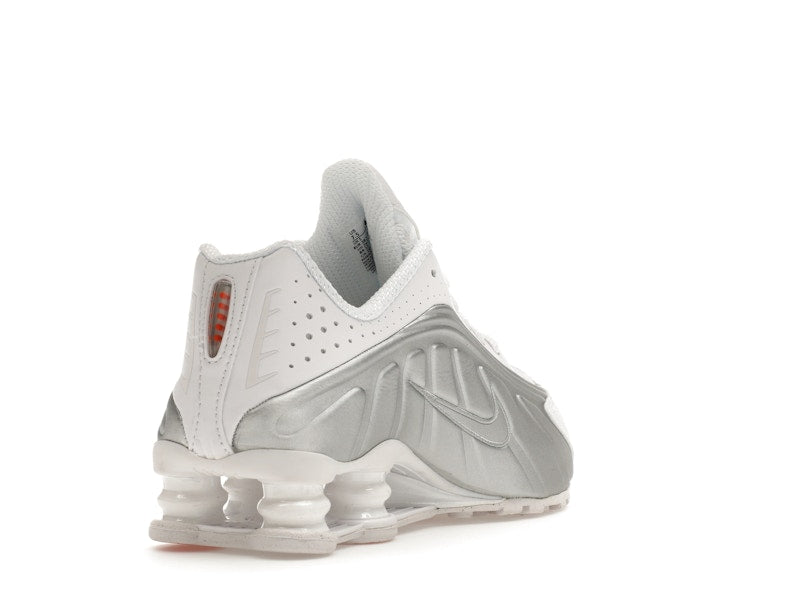 Nike Shox R4 White Metallic Silver (Women's)