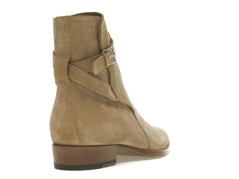 Saint Laurent Wyatt Jodhpur Boot Tobacco Suede