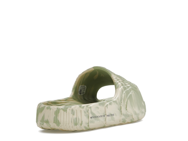 adidas Adilette 22 Slides Magic Lime St Desert Sand