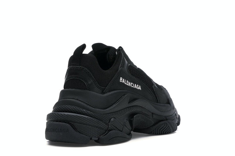 Balenciaga Triple S Triple Black (2018) Reissue Nondistressed (Women's)