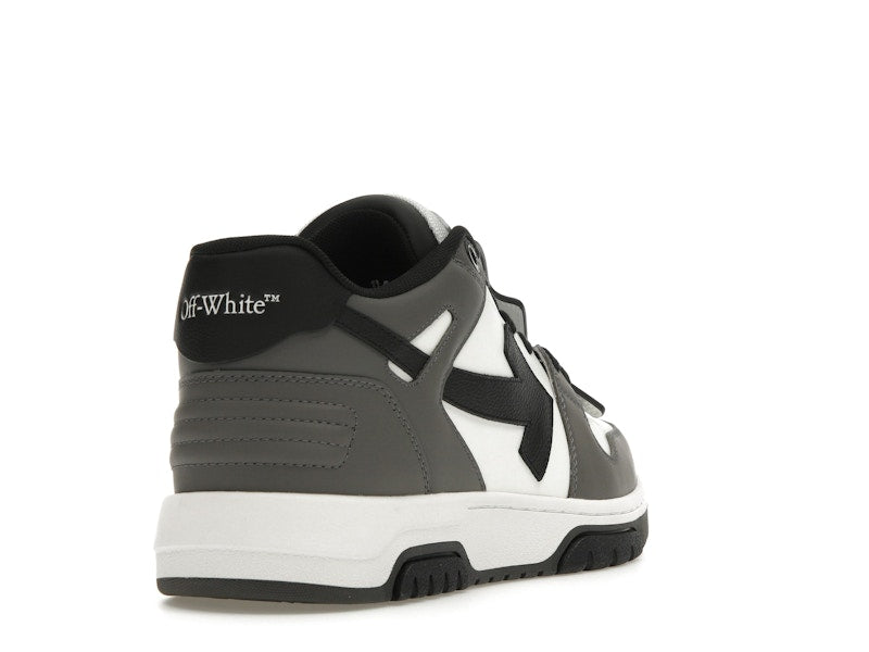 OFF-WHITE Out Of Office OOO Low Tops Dark Gray Black