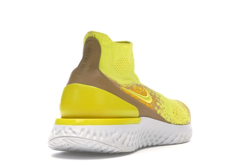 Nike Rise React Flyknit Sonic Yellow