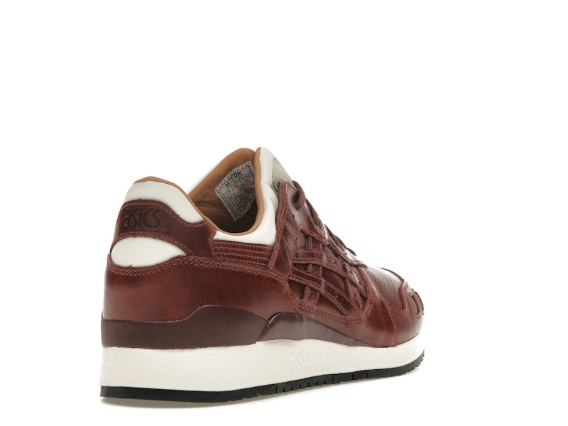 ASICS Gel-Lyte III Packer Shoes x J. Crew Oxblood Leather