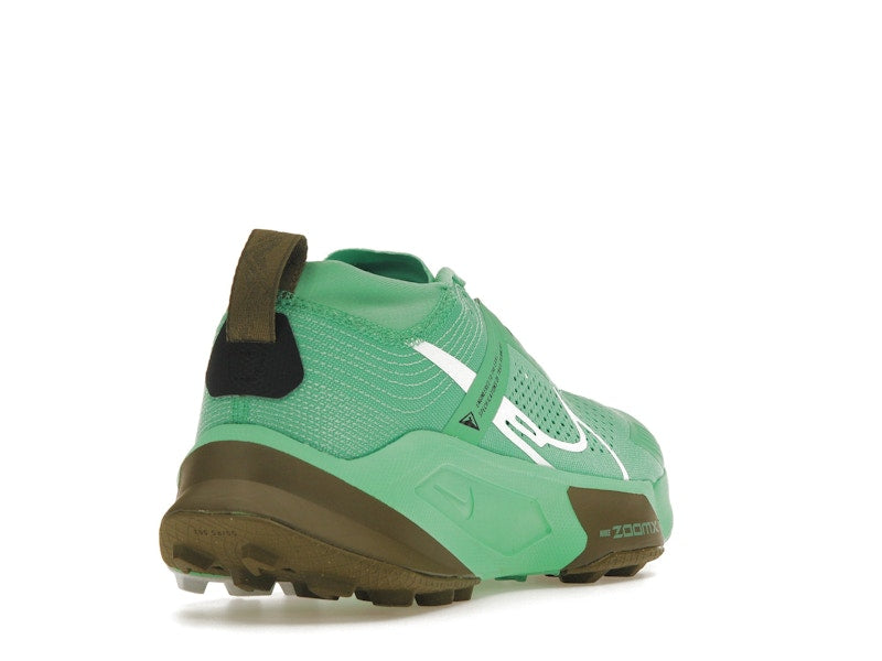 Nike ZoomX Zegama Trail Spring Green Olive Flak Black White