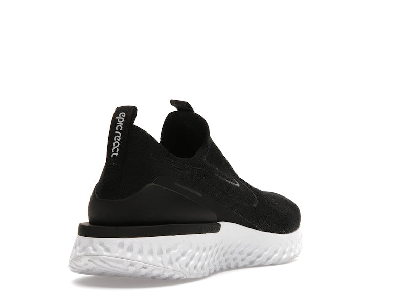 Nike Epic Phantom React Flyknit Black White