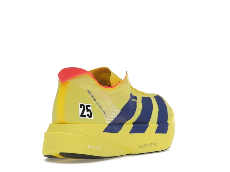 adidas Adizero Adios Pro 4 Yellow Navy