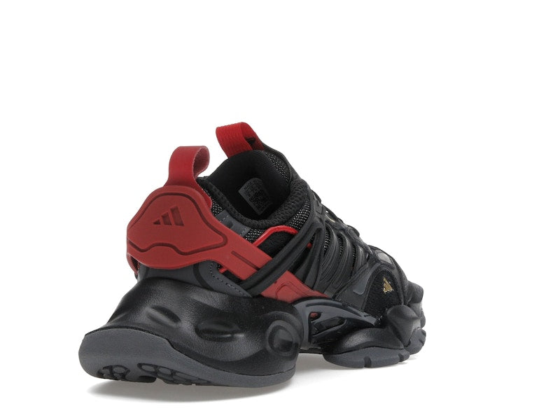 adidas XLG Runner Deluxe Black Gold Metallic Red